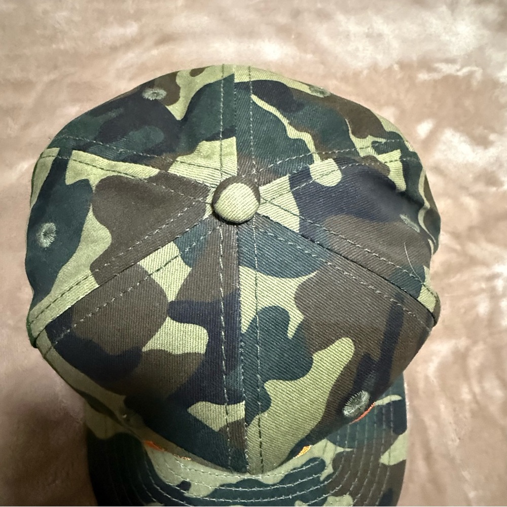 Alienlabs Camo Cannabis Snap Back Flat Bill Baseball Hat - Picture 13 of 15